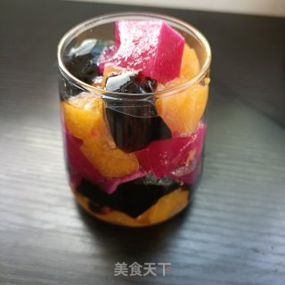 椰汁三色果冻的做法步骤：17