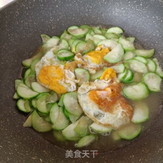 丝瓜煎蛋汤的做法步骤：10