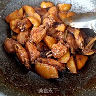 土豆烧翅中的做法步骤：17