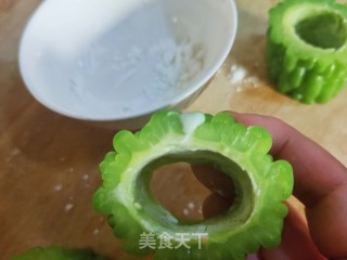 苦瓜酿馅儿的做法步骤：10