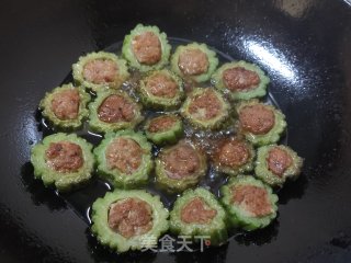 苦瓜酿馅儿的做法步骤：14