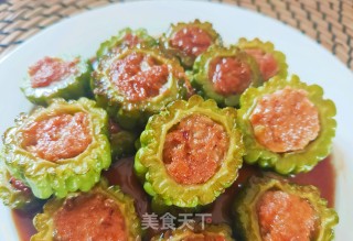苦瓜酿馅儿的做法步骤：17