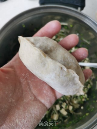 豆腐韭菜全麦包子的做法步骤：11