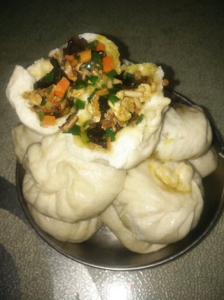 什锦菜包子的做法步骤：10