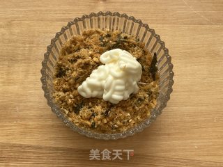 肉松沙拉小方，好看又好吃的方形小吐司！的做法步骤：2