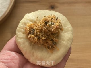 肉松沙拉小方，好看又好吃的方形小吐司！的做法步骤：9