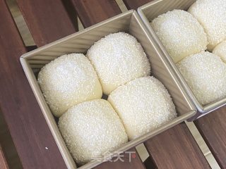 肉松沙拉小方，好看又好吃的方形小吐司！的做法步骤：12