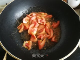 番茄鳞虾烧冬瓜的做法步骤：5
