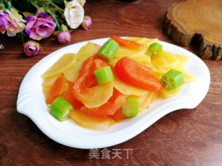 番茄烧土豆的做法步骤：8