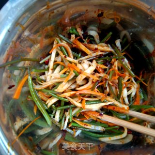 茭白拌红薯梗的做法步骤：14