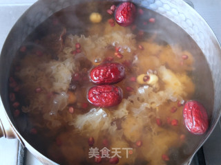 百合莲子红豆糖水的做法步骤：9