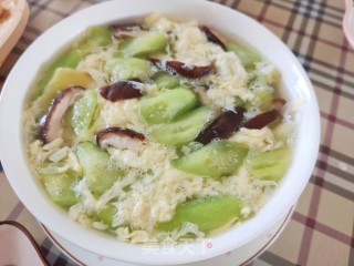 丝瓜香菇蛋花汤的做法步骤：13