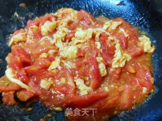 西红柿炒鸡蛋的做法步骤：10