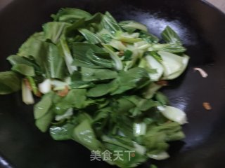 清炒小油菜的做法步骤：4