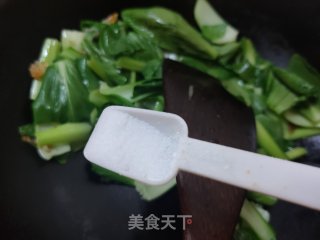 清炒小油菜的做法步骤：5