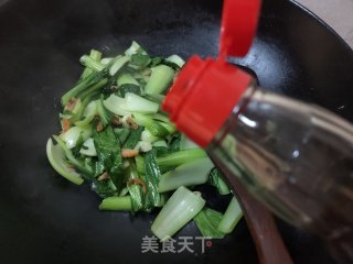 清炒小油菜的做法步骤：6