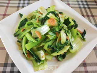 清炒小油菜的做法步骤：10