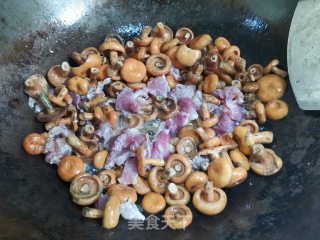 寒菌炖肉的做法步骤：7
