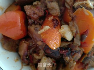 胡萝卜烧鸡的做法步骤：8