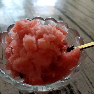 橙汁西瓜冰沙的做法步骤：4