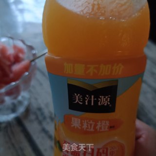 橙汁西瓜冰沙的做法步骤：5