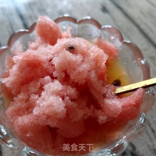 橙汁西瓜冰沙的做法步骤：6