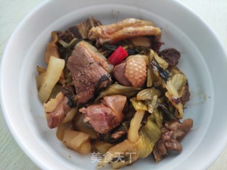 酸菜鸭的做法步骤：8