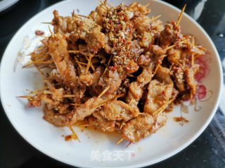 牙签肉的做法步骤：11