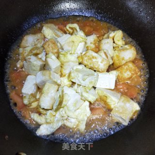 鸡蛋炒豆腐的做法步骤：11