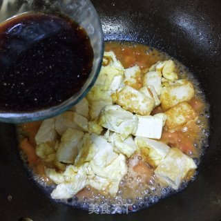 鸡蛋炒豆腐的做法步骤：12