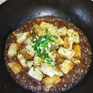鸡蛋炒豆腐的做法步骤：13