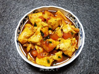 鸡蛋炒豆腐的做法步骤：14