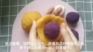 不用烤箱也能做的月饼，6个月宝宝就能吃，中秋也给宝宝尝一口！的做法步骤：7