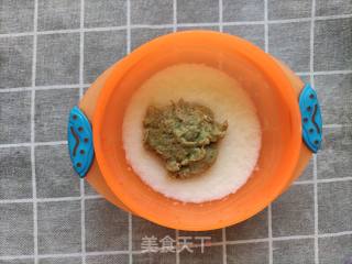 6个月宝宝辅食：西兰花山药牛肉泥的做法步骤：4