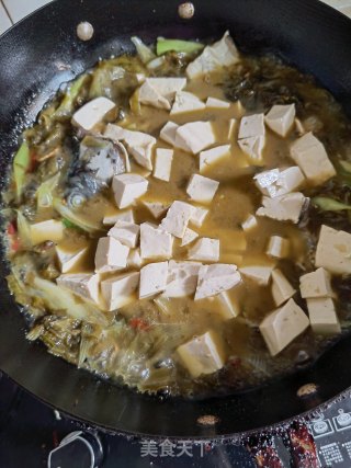 酸菜豆腐鱼的做法步骤：5