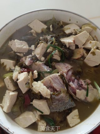 酸菜豆腐鱼的做法步骤：6