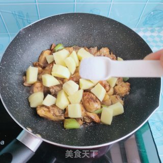 鸡块烧土豆的做法步骤：9