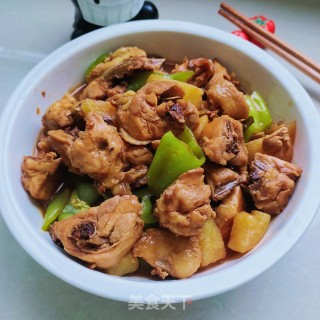 鸡块烧土豆的做法步骤：15