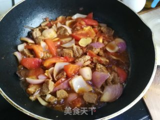 番茄炖牛肉的做法步骤：11