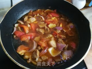 番茄炖牛肉的做法步骤：12