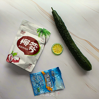椰蓉黄瓜凉糕的做法步骤：1
