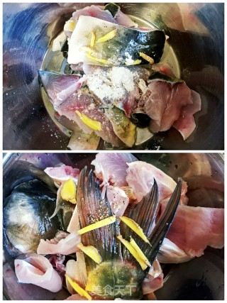 酸菜桂花鱼的做法步骤：2