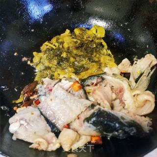酸菜桂花鱼的做法步骤：5