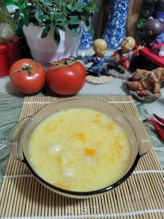 莲子南瓜小米粥的做法步骤：8