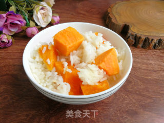 养生红薯饭的做法步骤：5