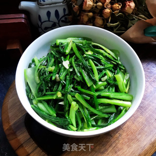 椒香油麦菜的做法步骤：8