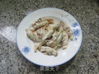 蛏子拌茭白的做法步骤：2