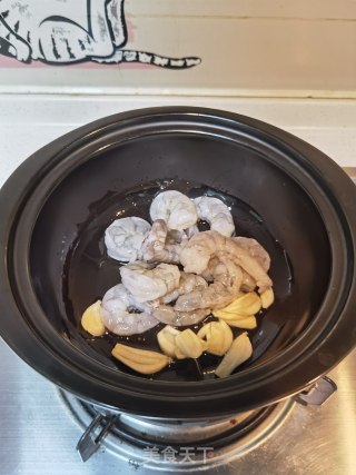 虾仁豆腐煲的做法步骤：7