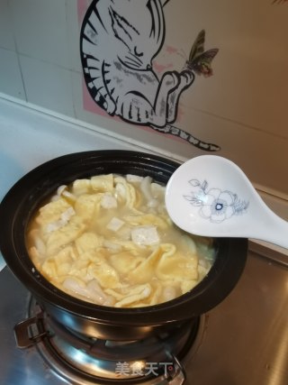 虾仁豆腐煲的做法步骤：13