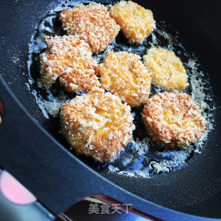 黄金虾肉饼的做法步骤：8